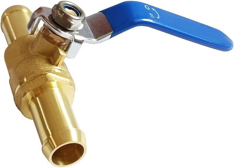Uenede Brass 3/4 Inch Heater Control Valve, Car Heater Air Conditioning Ball Valve with 90 Degrees Operation Handle, 3/4" Hose Barb Automotive Heater Water Valve Fittings - Image 5